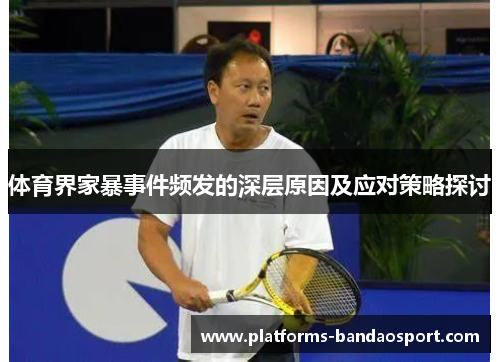 体育界家暴事件频发的深层原因及应对策略探讨