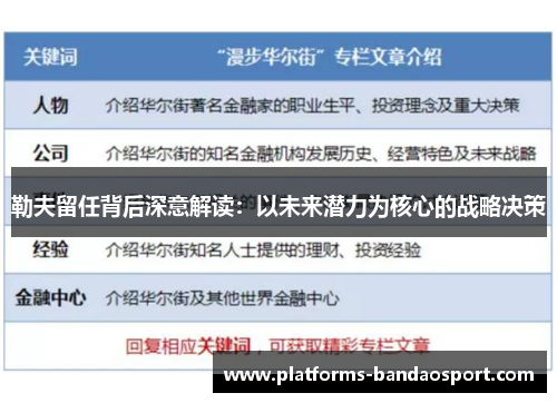 勒夫留任背后深意解读:以未来潜力为核心的战略决策