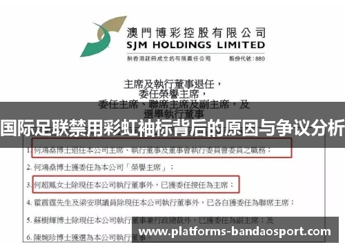 国际足联禁用彩虹袖标背后的原因与争议分析